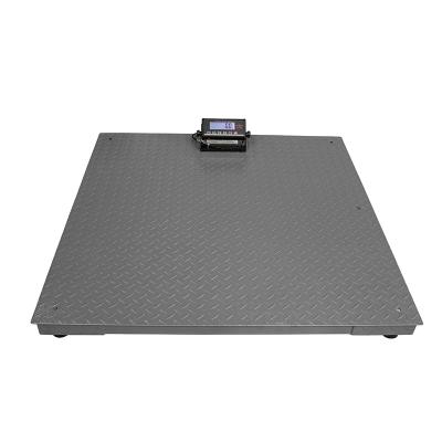 Floor Scale capacity 3000 kg / Readability 0,5 kg with LCD display and platform size 1200x1200 mm